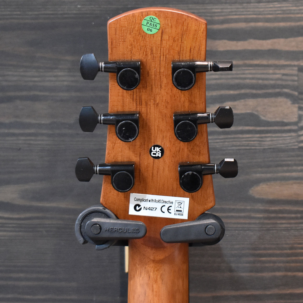 Adam Black O-2E Sapele Travel Acoustic Guitar w/ Gig Bag
