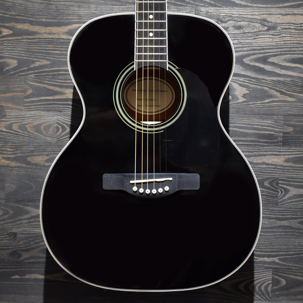 Adam Black O-2 Folk Black Acoustic Guitar