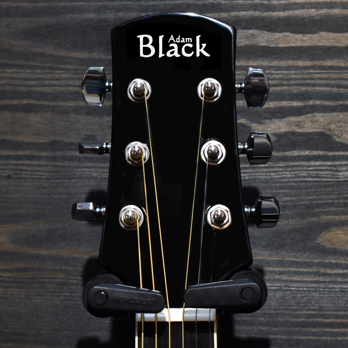 Adam Black O-2 Folk Black Acoustic Guitar