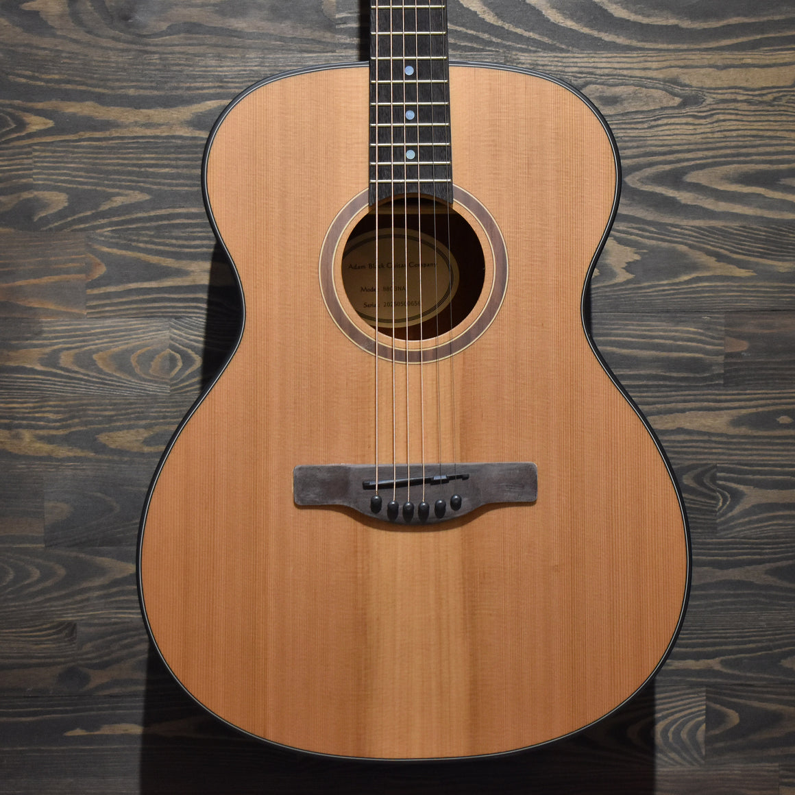 Adam Black O-3 Folk Natural Acoustic Guitar w/ Gig Bag