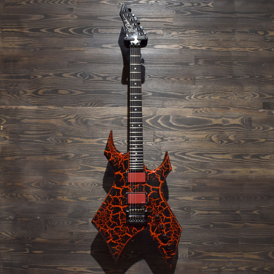 BC Rich Legacy Warlock Red Crackle Electric Guitar W/Gig Bag