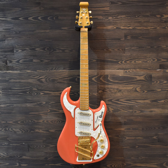 2011 Burns Apache Fiesta Red Electric Guitar w/Hard Case (051) (Pre-Owned)