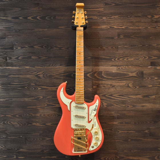 Burns Custom Edition Hank Marvin 'The Shadows' Fiesta Red Electric Guitar Limited Edition 79/500 w/Hard Case  (Pre-Owned)
