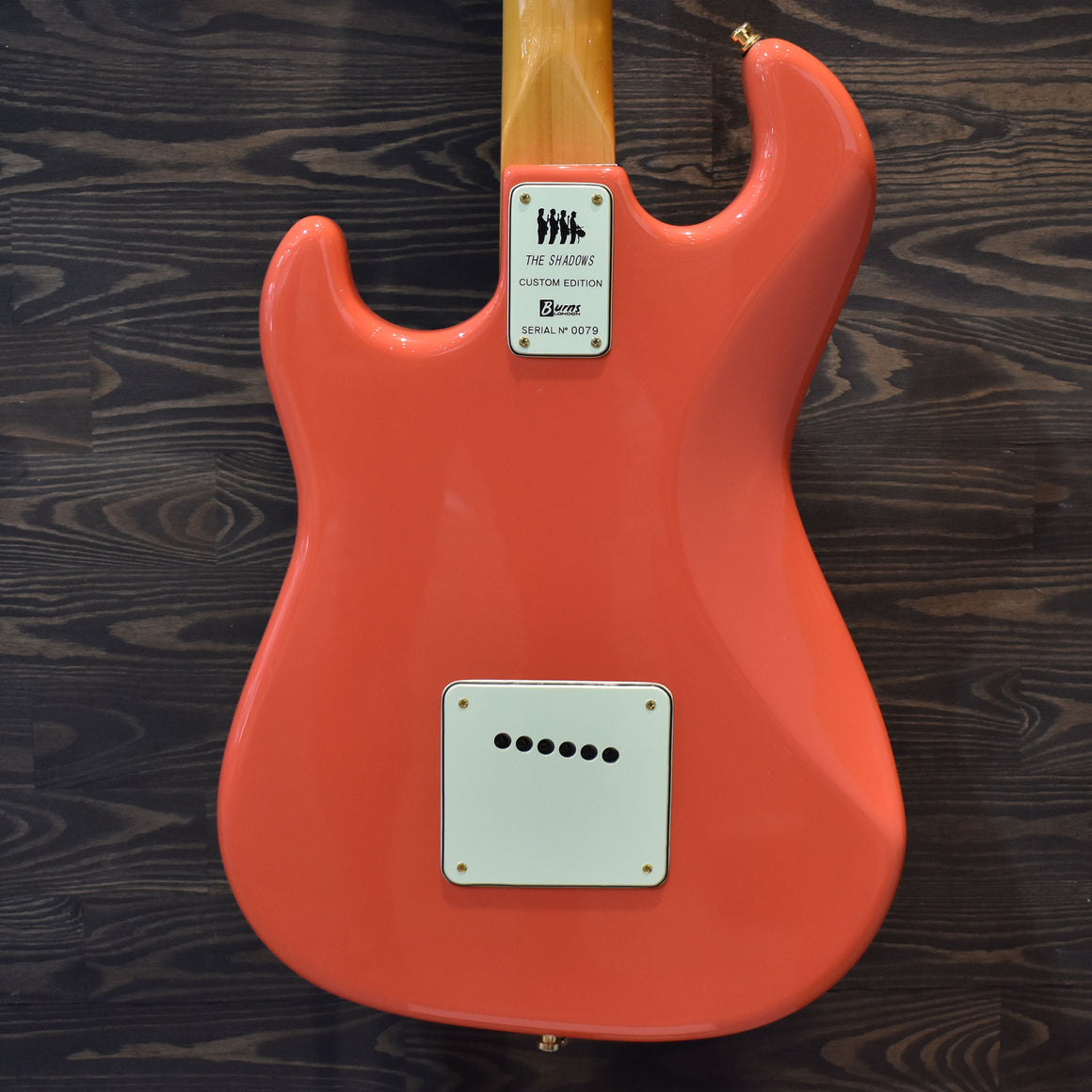 Burns Custom Edition Hank Marvin 'The Shadows' Fiesta Red Electric Guitar Limited Edition 79/500 w/Hard Case  (Pre-Owned)