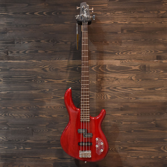Cort Action Bass Plus Trans Red Electric Bass Guitar