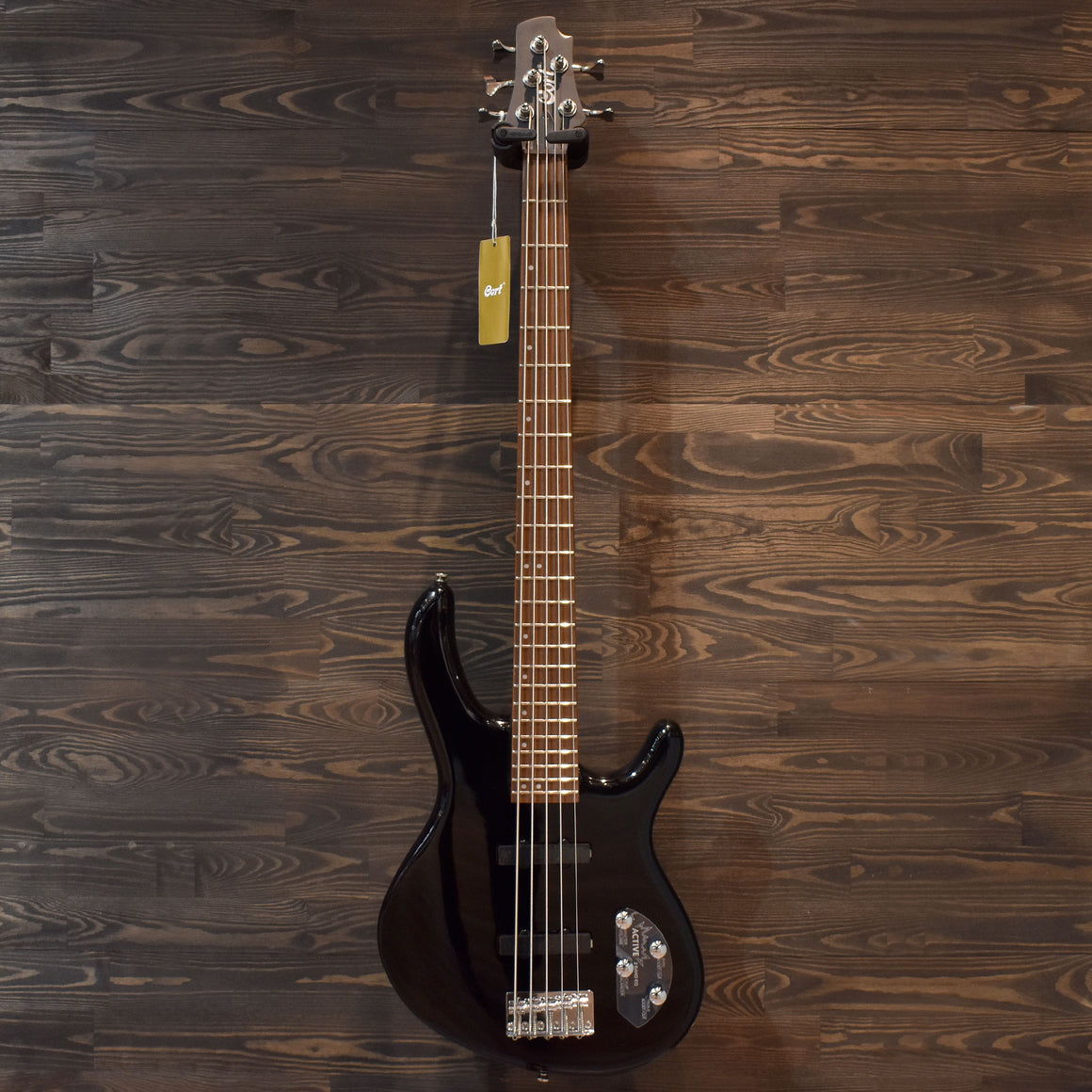 Cort Action Bass V Plus Black Electric Bass Guitar