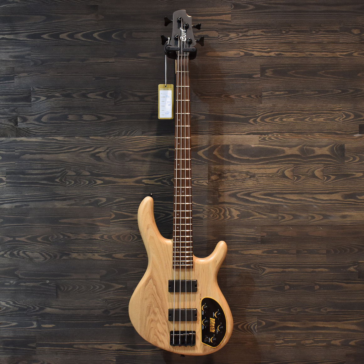 Cort Action Bass Deluxe AS Open Pore Electric Bass Guitar