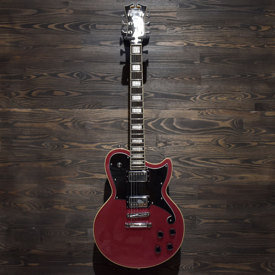 D’Angelico Premier Atlantic Oxblood Electric Guitar w/ Gig Bag (Pre-Owned)