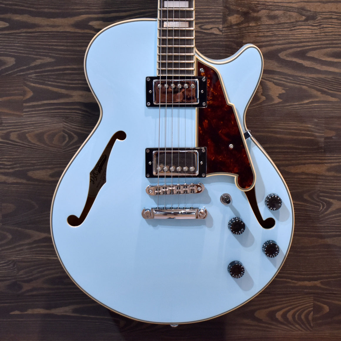 D'Angelico Premier SS Sky Blue Electric Guitar W/Gig Bag (Pre-Owned)