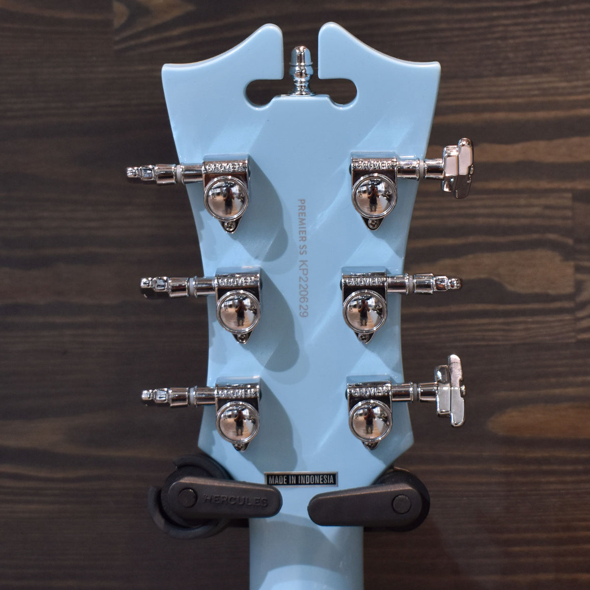 D'Angelico Premier SS Sky Blue Electric Guitar W/Gig Bag (Pre-Owned)