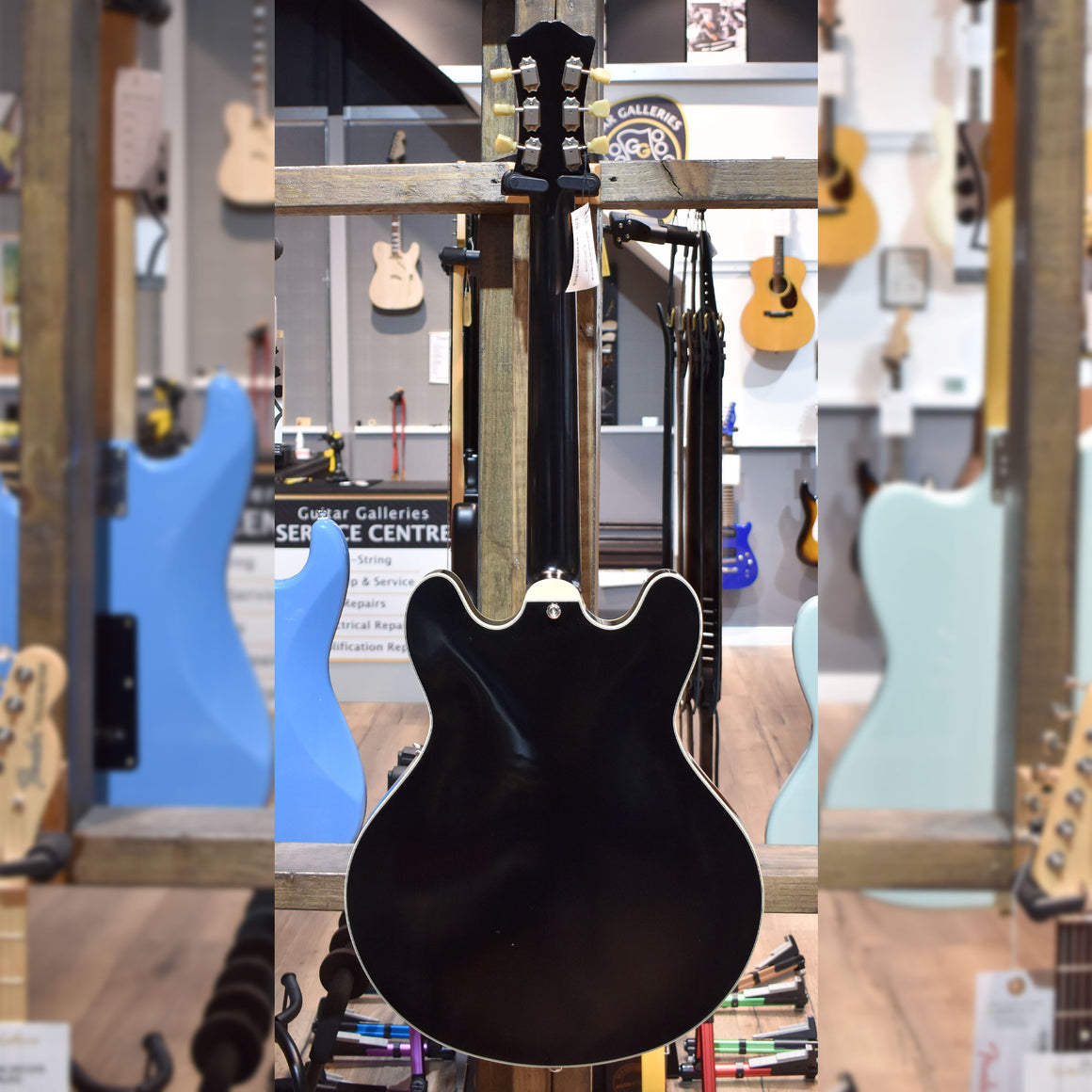 Eastman T64/TV-BK-LTD Limited Edition Black Electric Guitar W/Hard Case