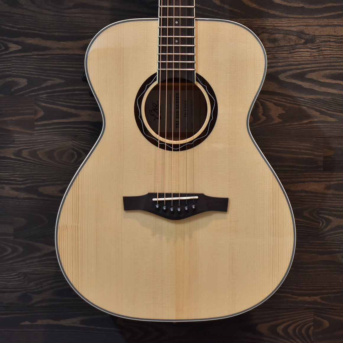 Eko Tri A300E Electro-Acoustic Guitar w/Integrated Chorus, Reverb and Delay