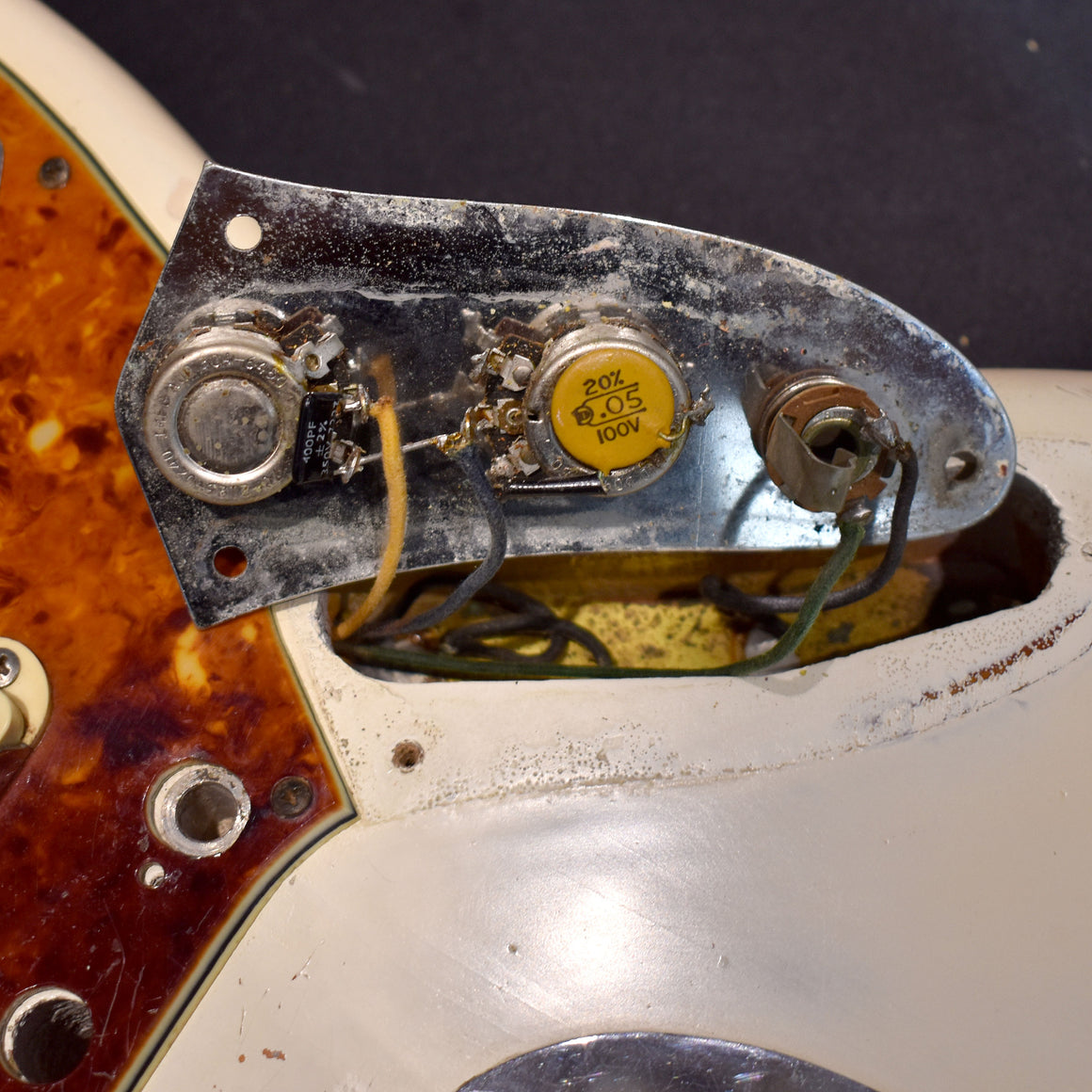 1964 Pre-CBS Fender Jaguar Refinished Olympic White (Pre-Owned)