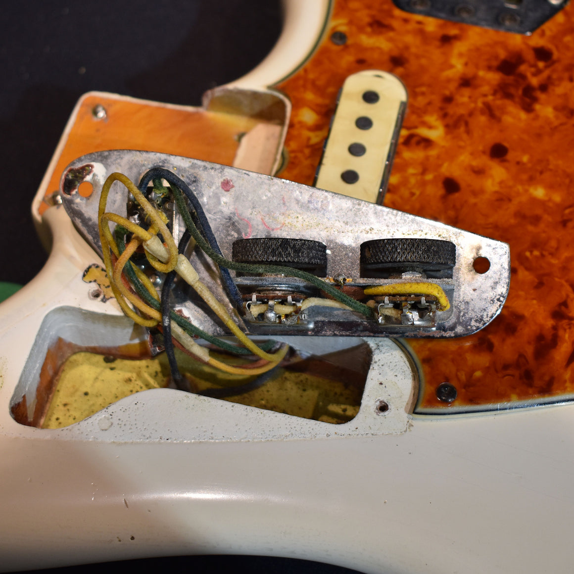 1964 Pre-CBS Fender Jaguar Refinished Olympic White (Pre-Owned)