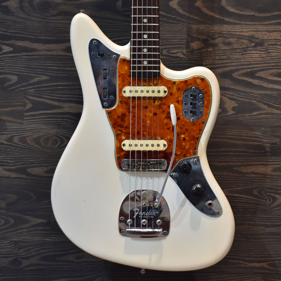 1964 Pre-CBS Fender Jaguar Refinished Olympic White (Pre-Owned)