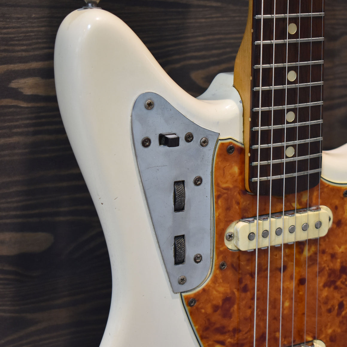1964 Pre-CBS Fender Jaguar Refinished Olympic White (Pre-Owned)