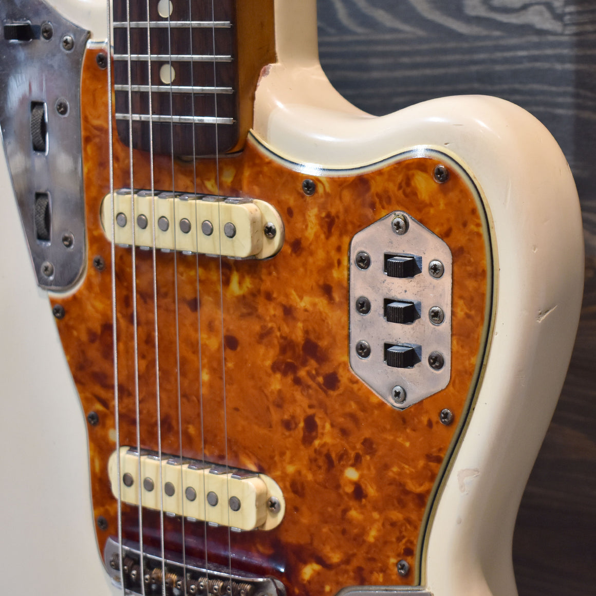 1964 Pre-CBS Fender Jaguar Refinished Olympic White (Pre-Owned)