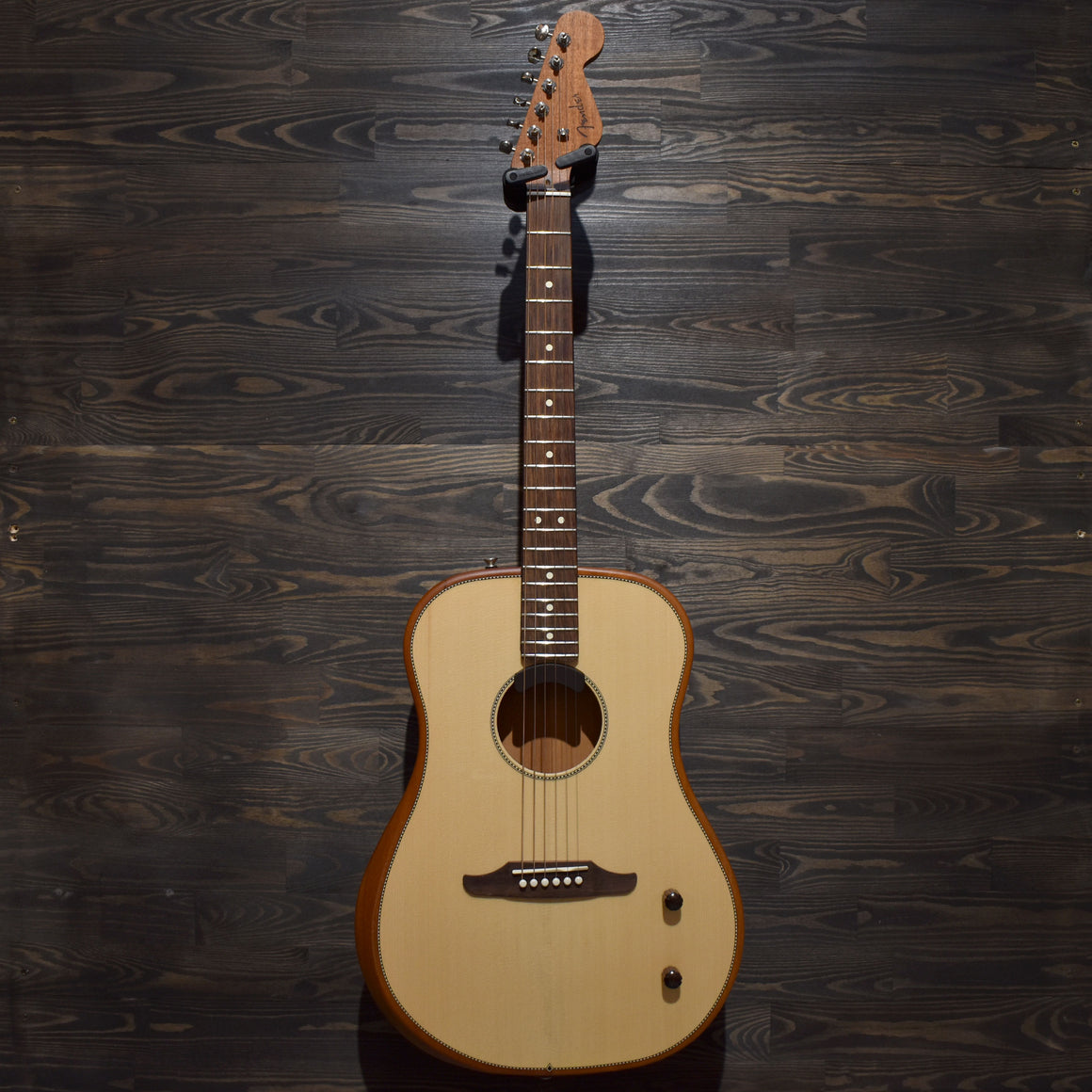Fender Highway Series Dreadnought Electro-Acoustic Guitar w/DLX Gig Bag (Pre-Owned)