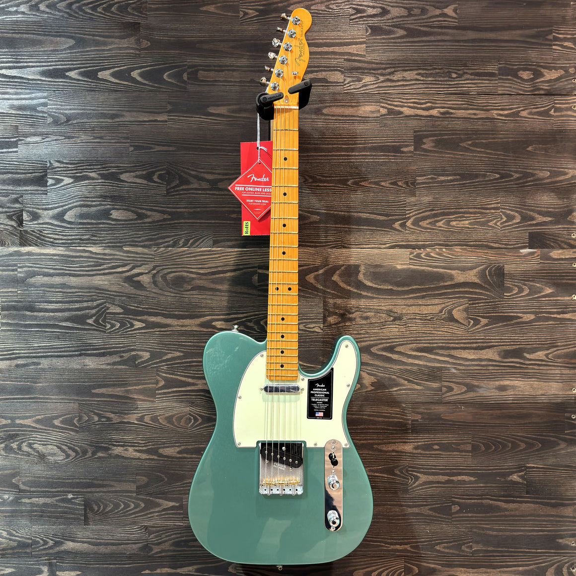 Fender American Professional Classic Telecaster Faded Sherwood Green Metallic w/ Gig Bag