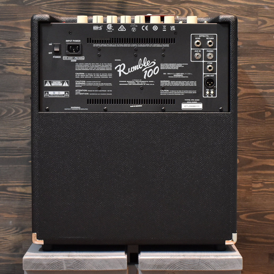 Fender Rumble 100 V3 Bass Amplifier