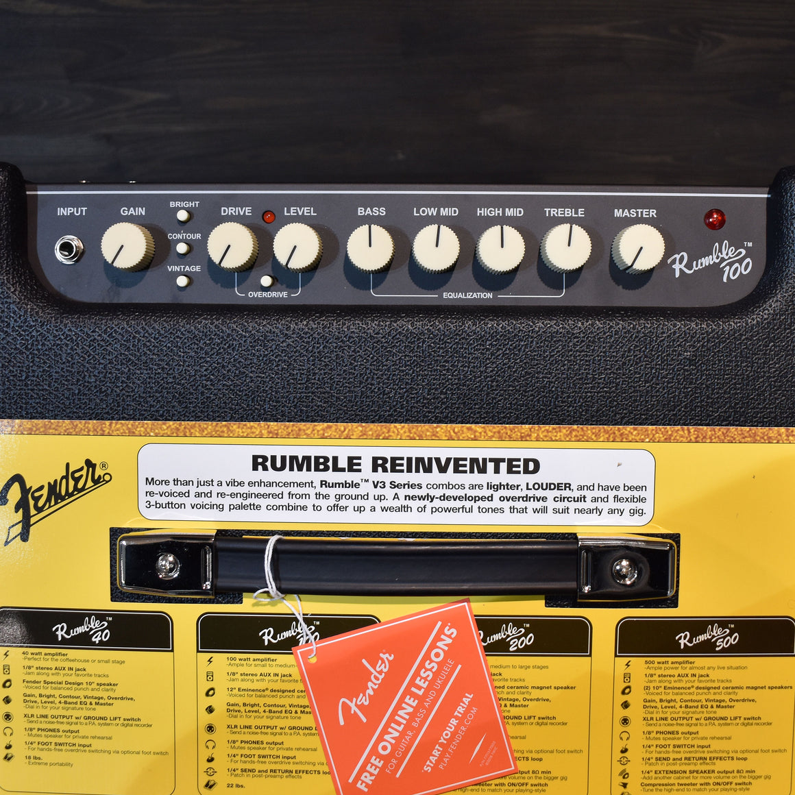 Fender Rumble 100 V3 Bass Amplifier