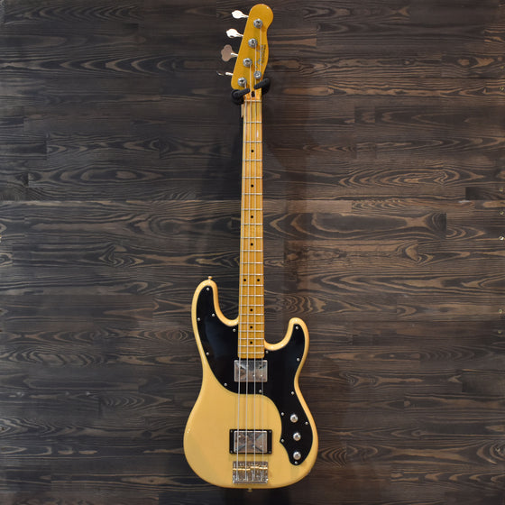 Fender Modern Player Telecaster Bass, MN, Butterscotch Blonde w/ Hard Case (Pre-Owned)