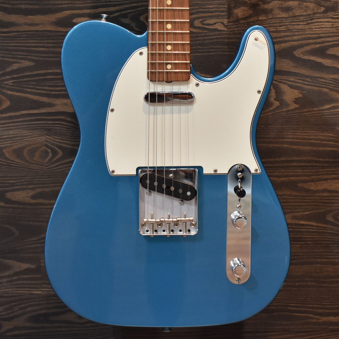 Fender Limited Edition Vintera 70s Telecaster Lake Placid Blue Electric Guitar (Pre-Owned)