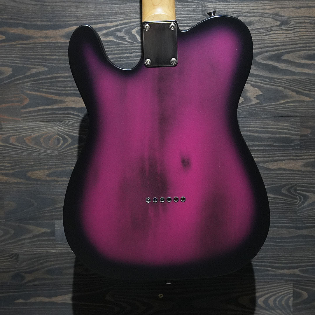 Caydence Endeavour Triton Pink Graffiti Burst Satin W/Premium Gig Bag