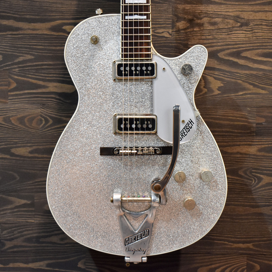 Gretsch G6129T-1957 Silver Jet Silver Sparkle w/ Hard Case (Pre-Owned)