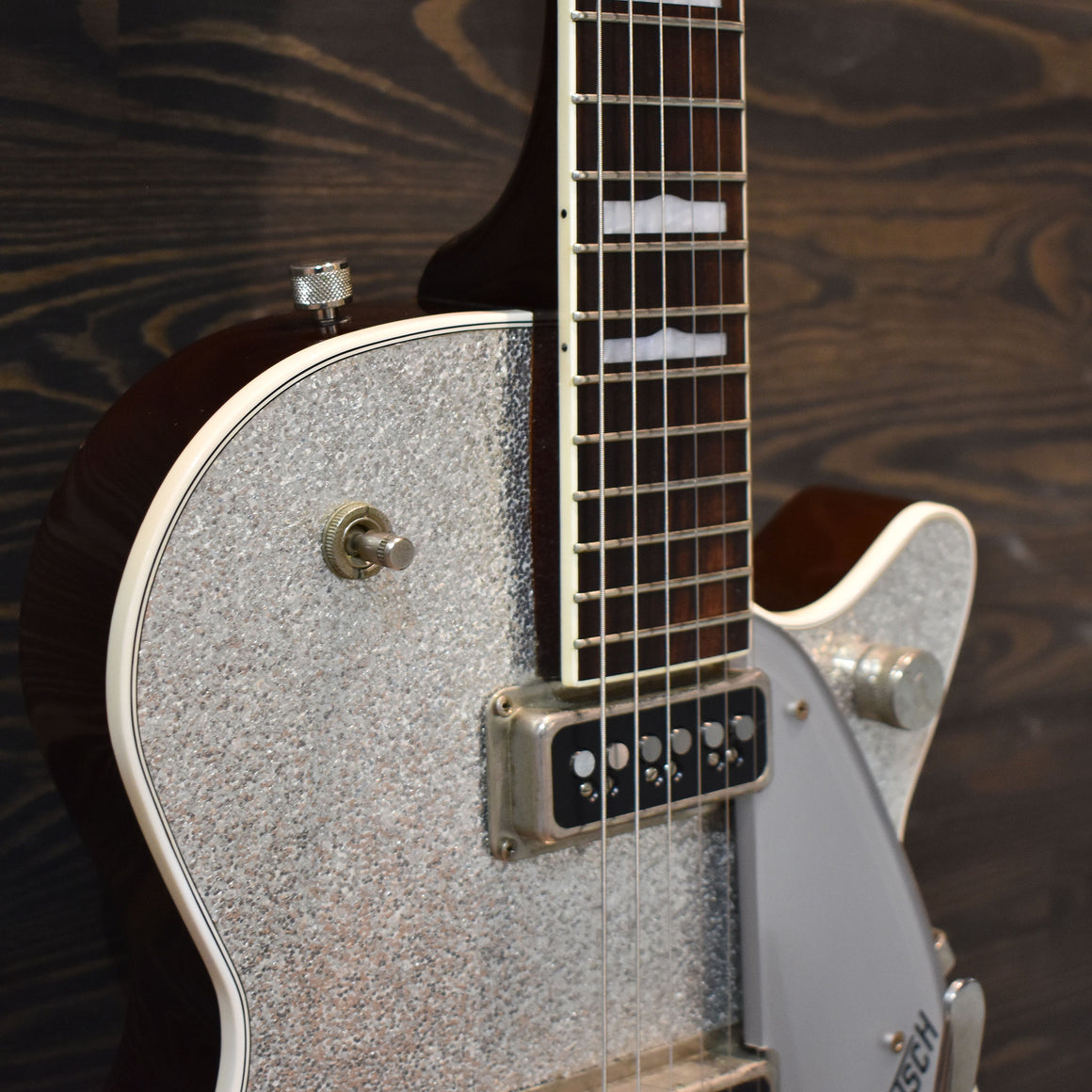 Gretsch G6129T-1957 Silver Jet Silver Sparkle w/ Hard Case (Pre-Owned)