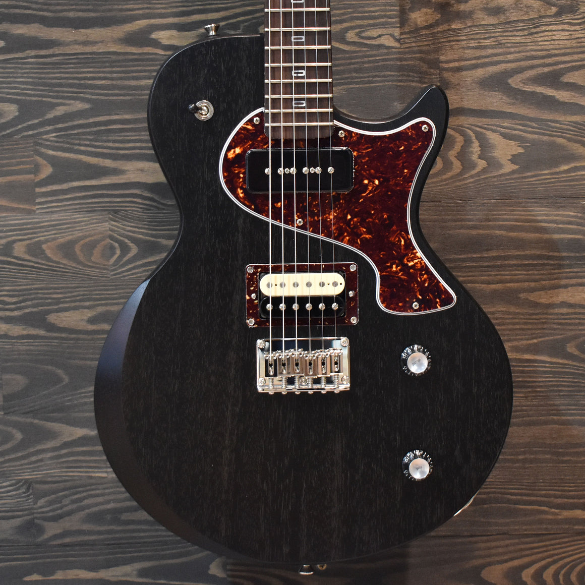 PJD Carey Standard Midnight Black Electric Guitar W/Gig Bag