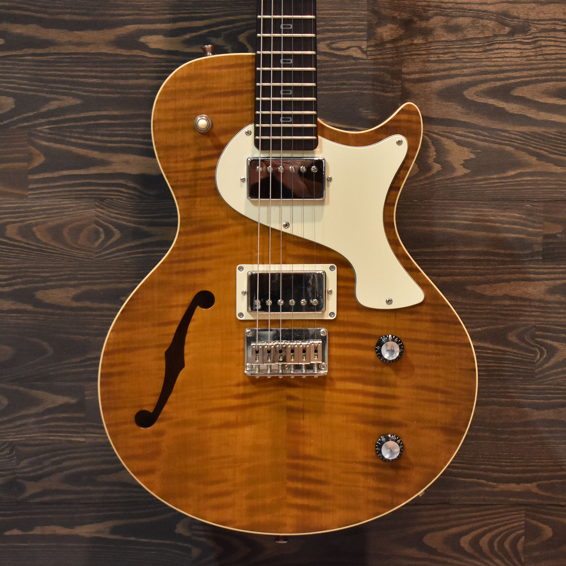 PJD Carey Limited Caramel Burst Electric Guitar W/Hard Case (Pre-Owned)