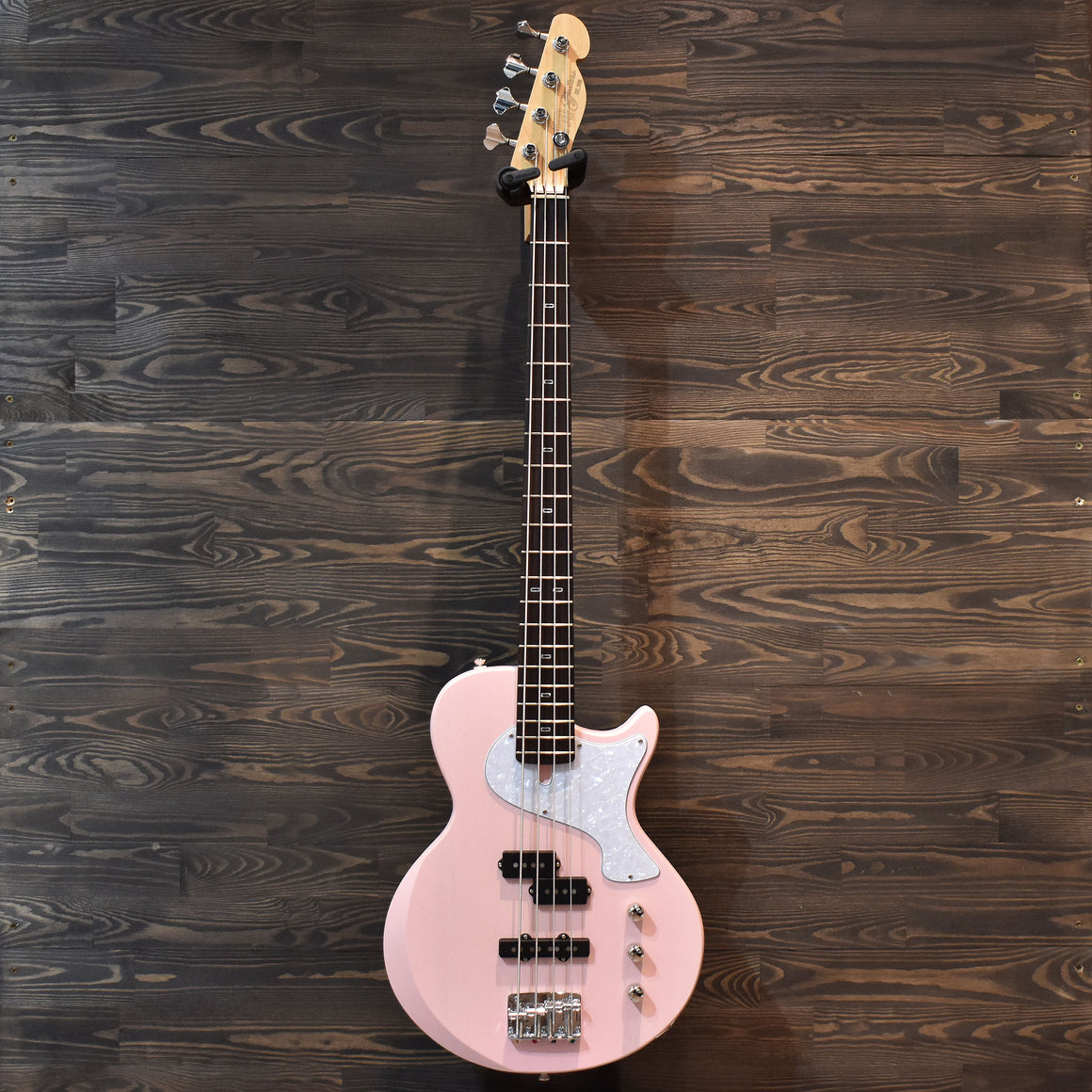 PJD Carey Standard P-J Shell Pink Electric Bass Guitar W/Gig Bag