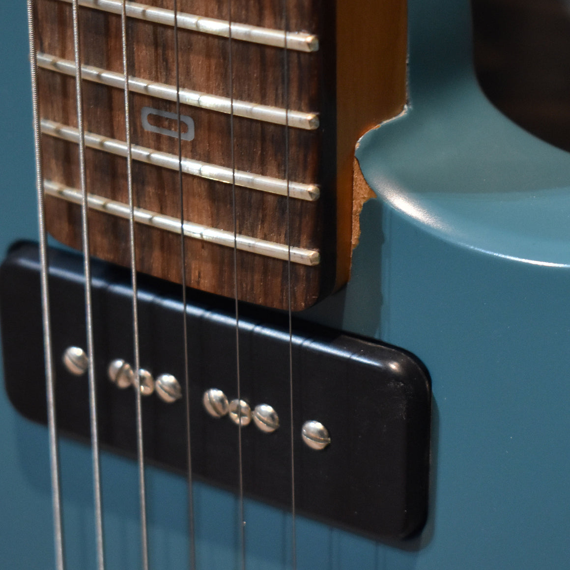 PJD Woodford Teal Blue Electric Guitar W/Hard Case (Pre-Owned)