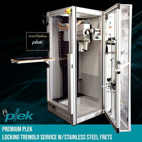 Premium Plek Locking Tremolo Service w/Stainless Steel Frets