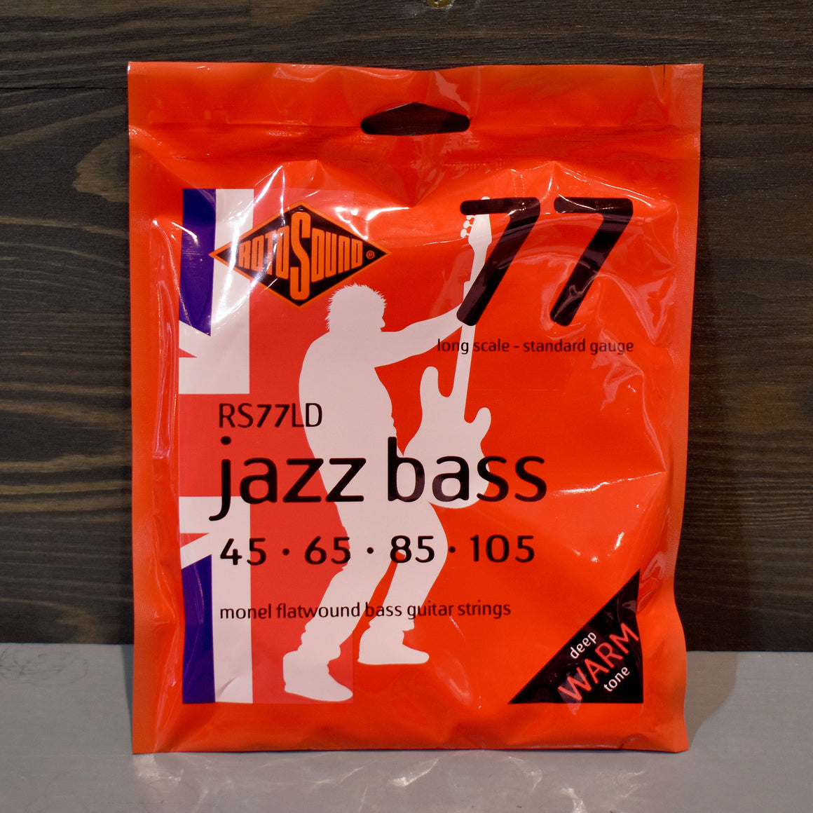 RotoSound Roto Bass RS77LD Monel Flatwound Bass Strings 45-105