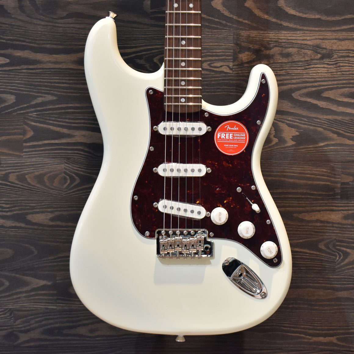 Squier Classic Vibe 70s Stratocaster LRL Olympic White Electric Guitar