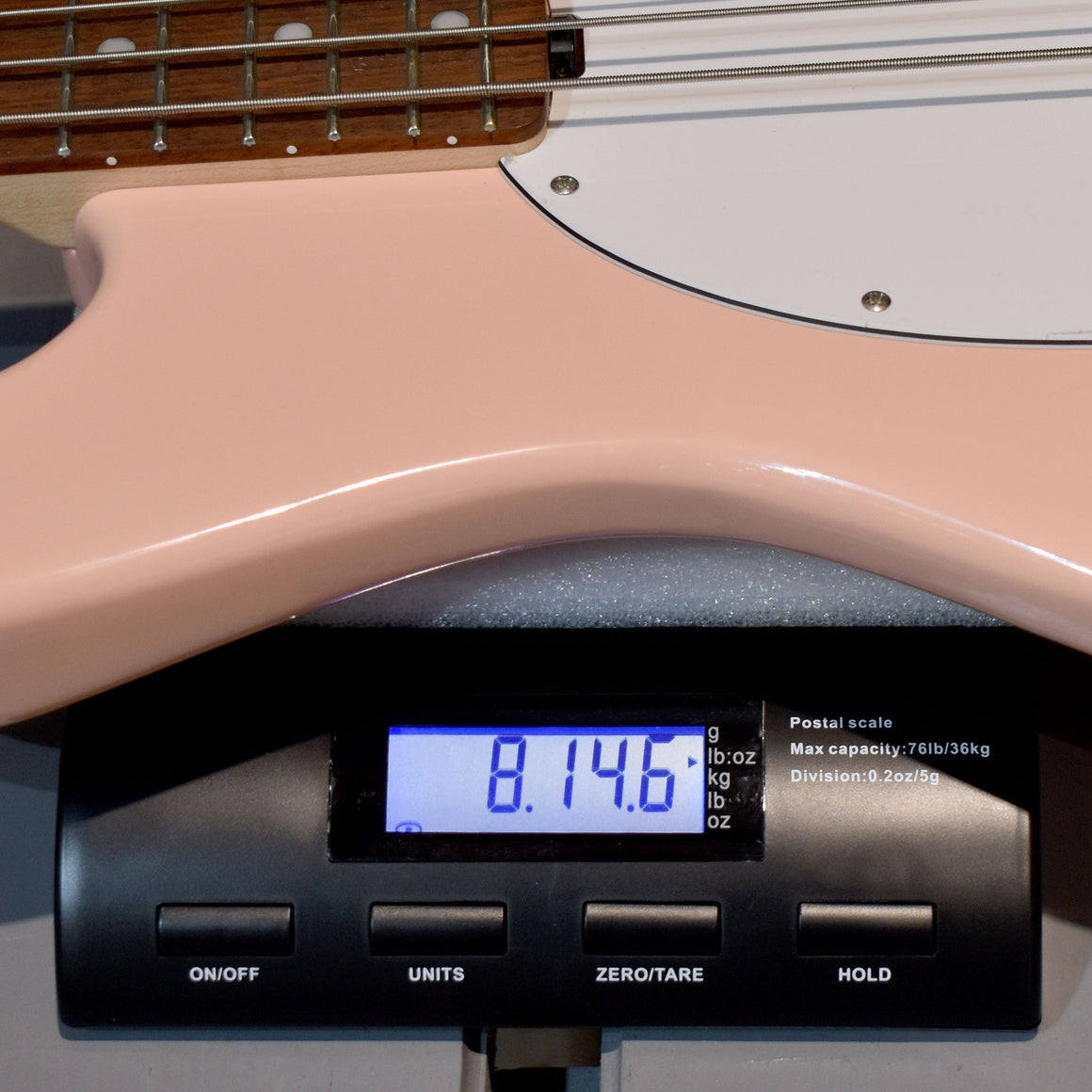 Sterling By MusicMan SRAY 4 Pueblo Pink Electric Bass Guitar