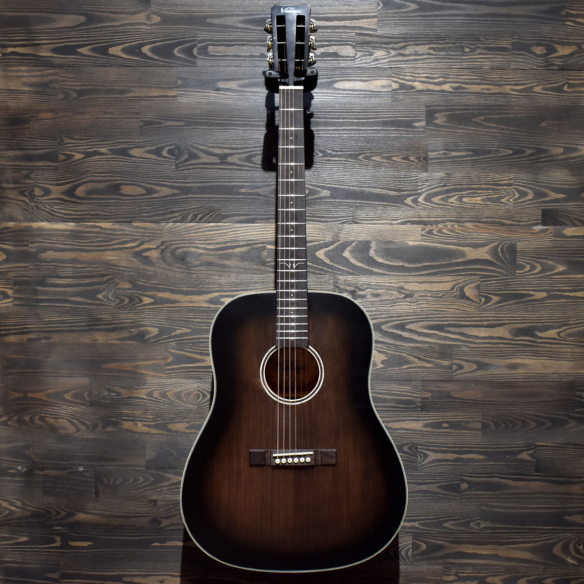 Vintage Historic Series Dreadnought Acoustic Guitar Aged Finish