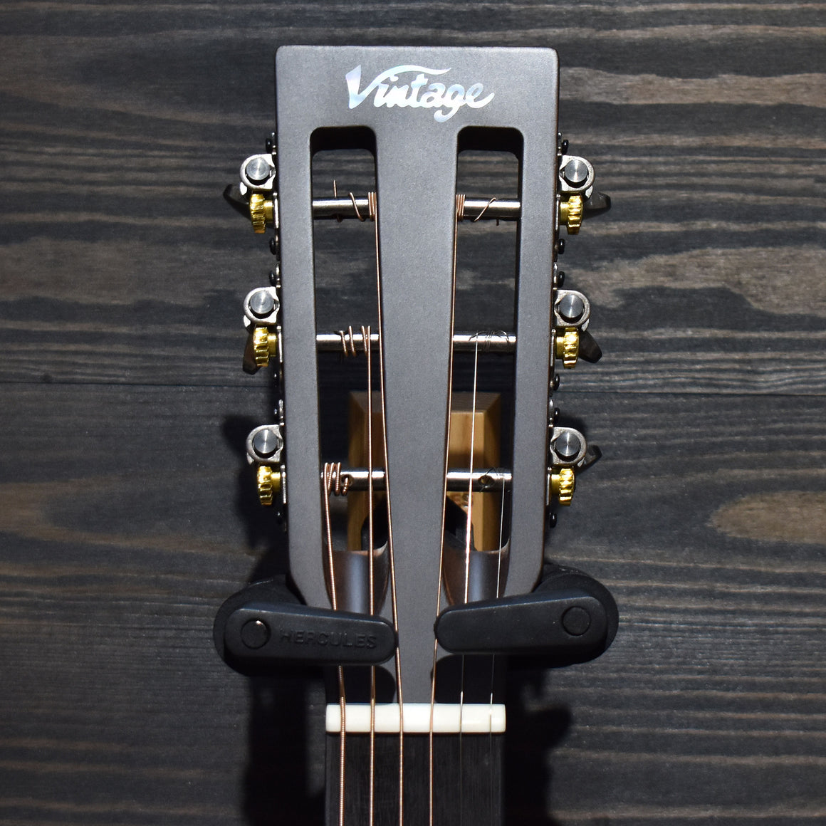 Vintage Historic Series Dreadnought Acoustic Guitar Aged Finish