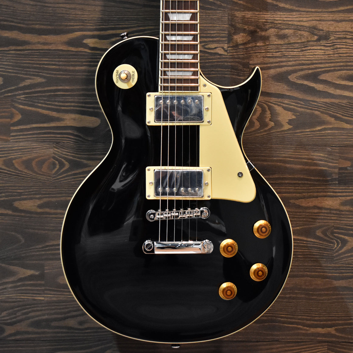 Vintage V100 Boulevard Black Electric Guitar