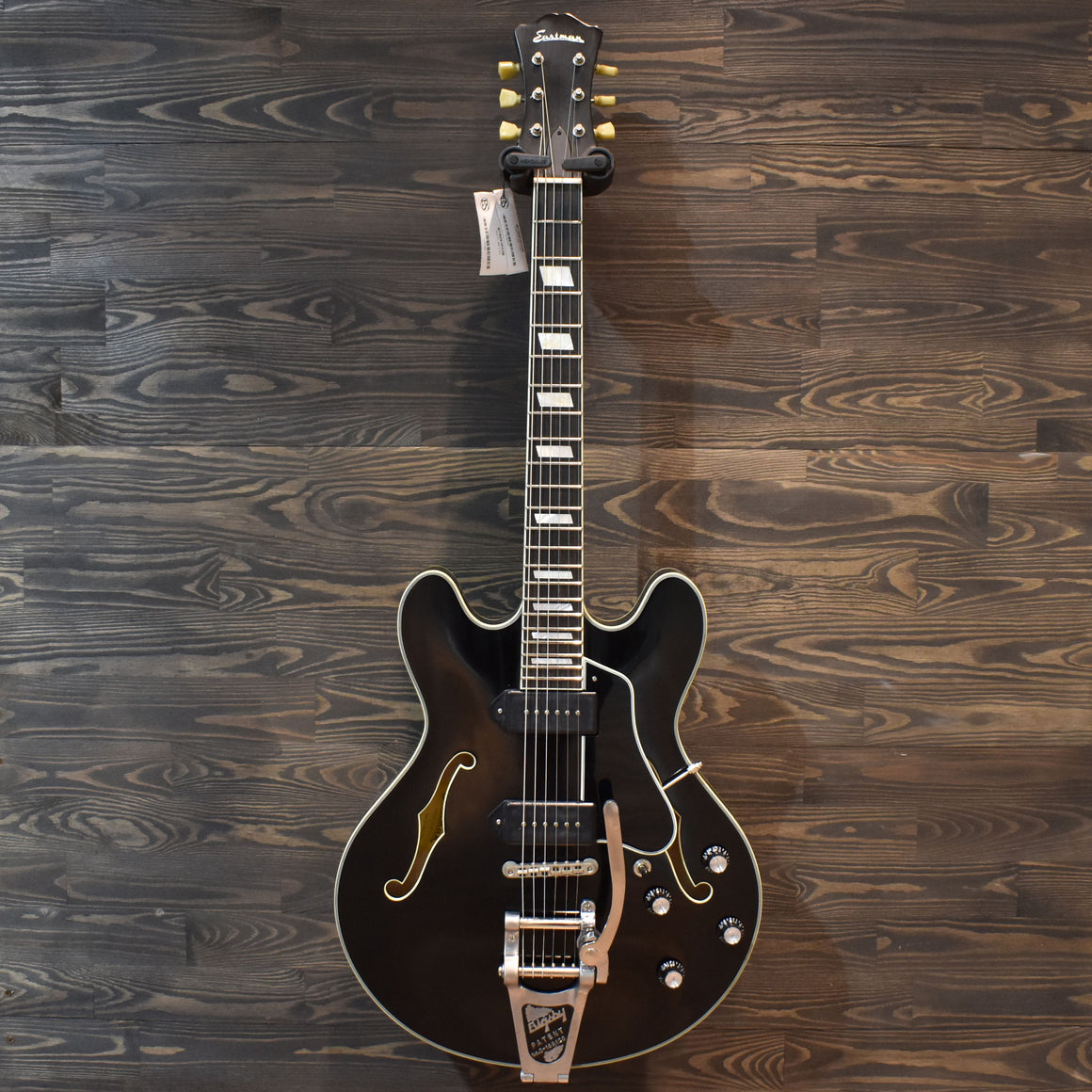 Eastman T64/TV-BK-LTD Limited Edition Black Electric Guitar W/Hard Case